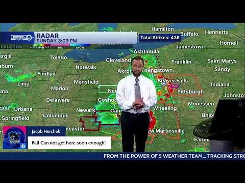 Sunday Storm Update... Strong storms rolling through NEO.