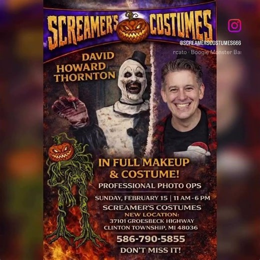 Art the Clown in FULL MAKEUP & COSTUME @ SCREAMERS