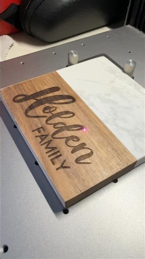 Loving these coasters from @makerflo and how great they engrave! #lasercrafts