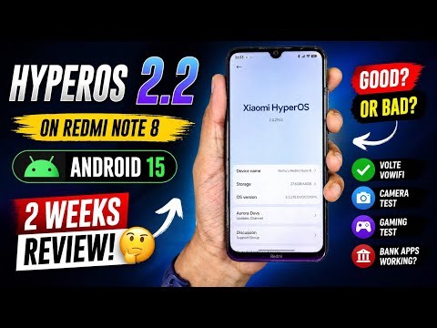 HyperOS 2.2 on Redmi Note 8 😳 Android 15 – Worth It?
