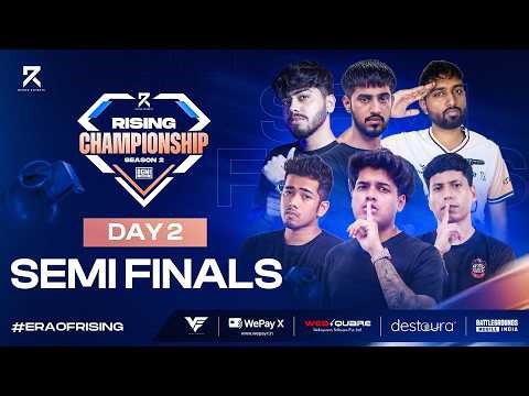 RISING CHAMPIONSHIP SEASON 2- SEMI FINALS DAY 2 @JONATHANGAMINGYT @justjelly @officialscoutop