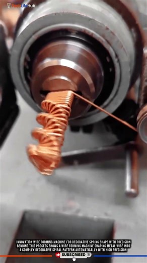 Innovation Wire Forming Machine for Decorative Spring Shape with Precision Bending #tech