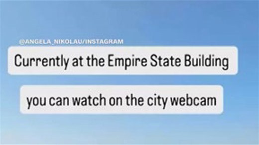 Climbers post video from top of Empire State Building