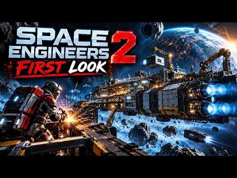 Space Engineers 2 LIVE | First Look, Building & Space Exploration!