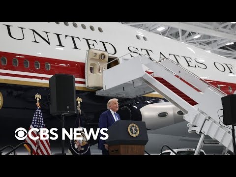Trump unveils Qatari-gifted jet serving as new Air Force One