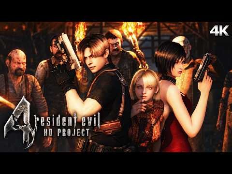 RESIDENT EVIL 4 (2005) All Cutscenes (Full Game Movie) 4K 60FPS Ultra HD
