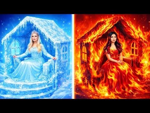 Extreme Room Makeover! 🔥❄️ Hot vs Cold DIY Design Challenge You Must See 🤯