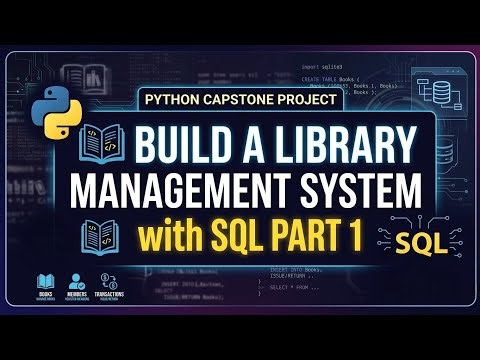 Python Capstone Project | Build a Library Management System with SQL Part 1