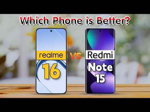Realme 16 vs REDMI Note 15 : Which Phone is Better?🤔