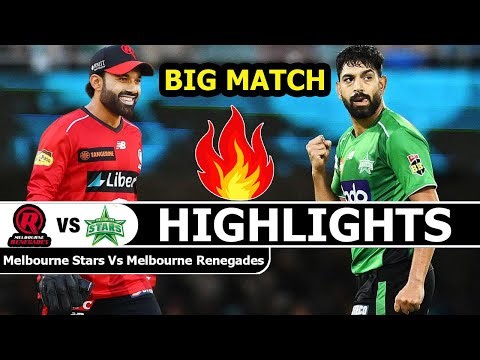 Melbourne Stars Vs Melbourne Renegades BBL 22th Match Highlights 2026 | MS VS MR Big Bash League