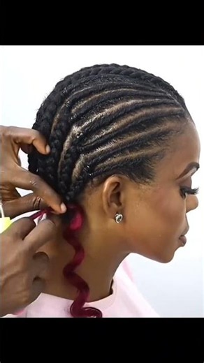 Tutorial to Create a Red Curly Crochet Hairstyle | Easy Install