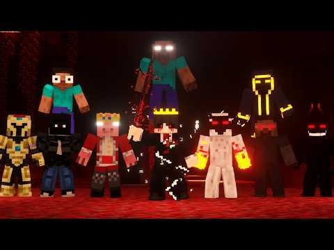 Crafter Friends VS Dark Monsters | The Crafter Team War | Watch Only @BlineCrafter