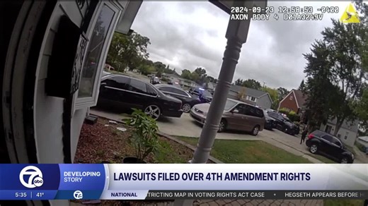 Detroit and Warren police departments face lawsuits over alleged unlawful searches