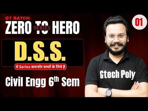 🔥Design of Steel Structure Part-01 | G7 Batch | ZERO To HERO SERIES | C.E. 6th Sem