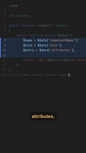 Accessing Slots in Component Classes
