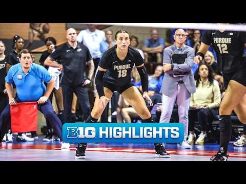 Purdue vs. Creighton | Highlights | Big Ten Volleyball | 08/28/2026