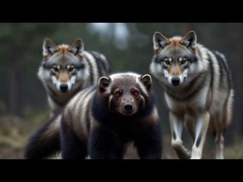 The Animal That Even Wolves Avoid | Wolverine vs Wolf