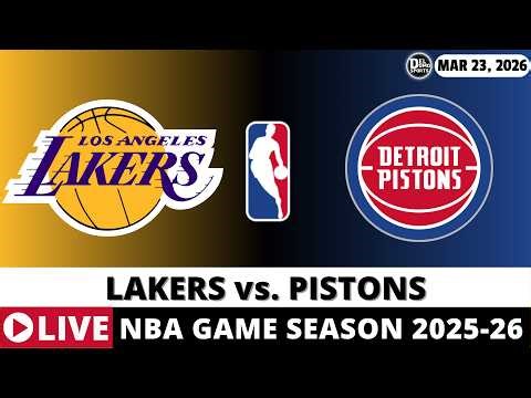 LOS ANGELES LAKERS VS DETRIOIT PISTONS 🏀 NBA Game Score Radio Play-by-Play