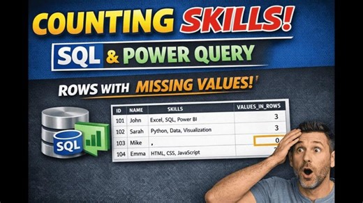 5) Count Comma-Separated Values in SQL Power Query | Super Easy Trick! | Subhadip Sur