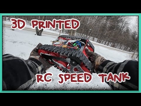 Testing a 3D Printed Tank from Thingiverse