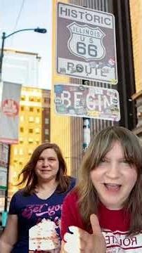 Day 1: The Historic Route 66 Begin Sign #Route66