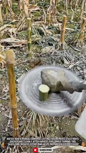 Precision Stalk Root Trimming Tool for Clean and Easy Field Preparation