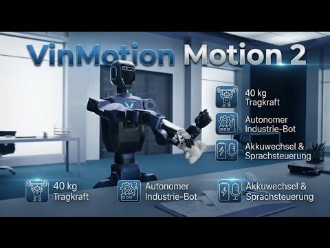 VinMotion Motion 2 – humanoider Roboter mit 40 kg Tragkraft