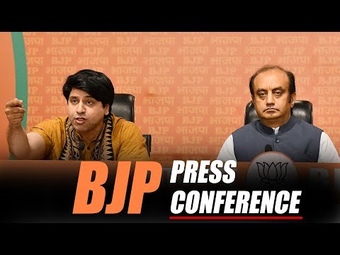 BJP PC LIVE | Sudhanshu Trivedi, Shehzad Poonawalla|Nehru|Congress |Somnath |Umar Khalid |Delhi Riot