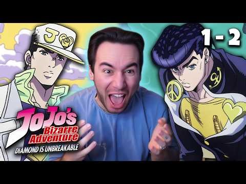 FIRST TIME REACTION to JJBA: Diamond Is Unbreakable