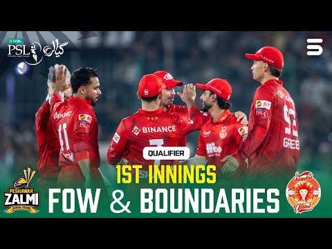 1st Innings All Boundaries And Fall Off Wickets | Peshawar vs Islamabad | Qualifier | MZB1U