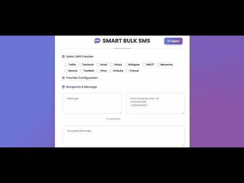 Send Unlimited Bulk SMS without Account Ban | Send SMS with Link
