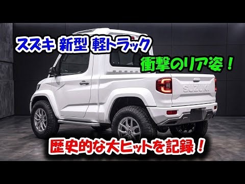 🔥【2027年】新型スズキ軽トラックが凄い！驚きの進化・燃費・価格・最新情報を徹底解説！
