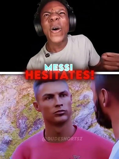 Messi Saves Ronaldo From T-REX #ishowspeed ☠️🔥 #ronaldo #respect