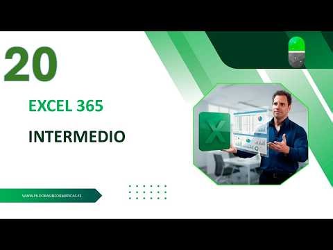 Curso Excel 365 Intermedio. Validación de datos I. Vídeo 20