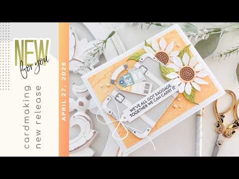 Sunshine in a Suitcase | A Special Mental Health Awareness Card | Spellbinders We All Have Baggage