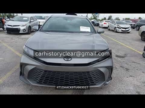 4T1DAACK9TU663027 | 2026 Toyota Camry Se 214 mi FL Grey Salvage Southwest Ranch Find