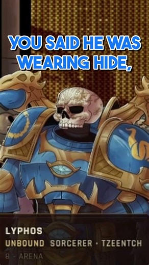 Lyphos Banishes Himself #warhammer40k #ttrpg #dnd #40k #narrativedeclaration