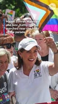 Annual New York City Pride March takes over Fifth Avenue with rainbows galore
