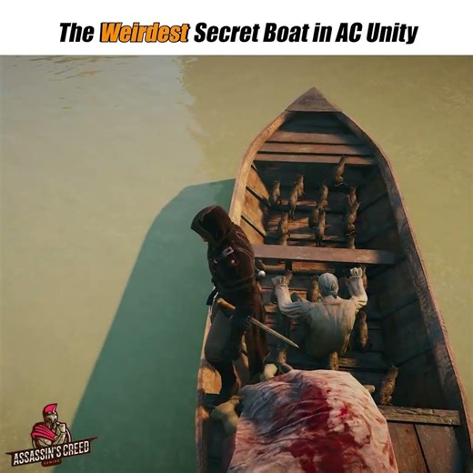 The Weirdest Secret Boat in AC Unity... #assassinscreedunity #gaming
