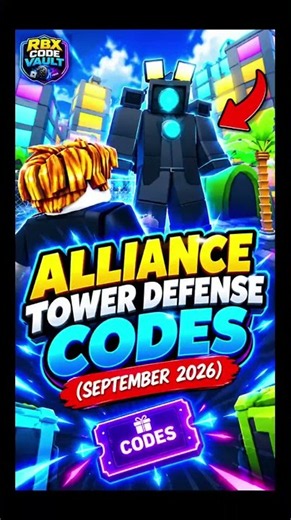 How to get FREE Rewards in Alliance Tower Defense! 🤑 #roblox #codes