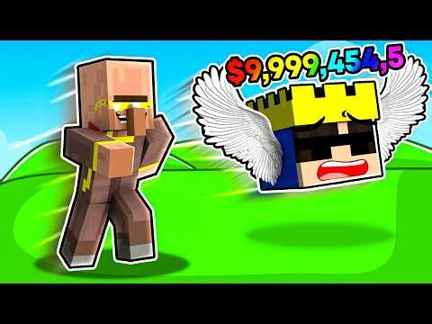 ALPHA VS RICH VILLAGER : ROBLOX THROW A LUCKY BLOCK