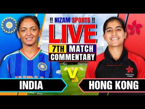 🔴Live: India vs Hong Kong | 6th Match | Live Cricket Score & Commentary