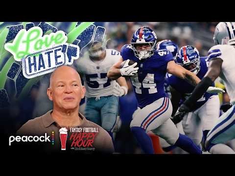 Cam Skattebo has tons of potential in NYG backfield | Fantasy Football Happy Hour | NFL on NBC