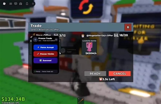 Latest Best Updated Freeze Trading Script in Roblox