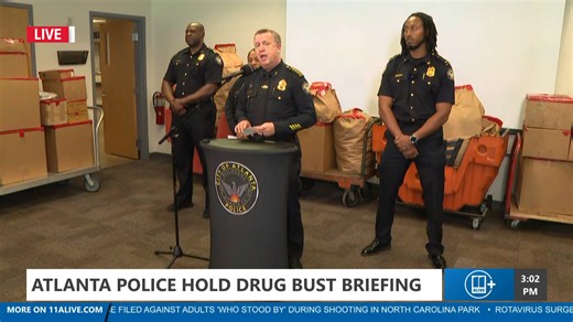 Atlanta police talk about major marijuana drug bust in Operation 'No Smoke'