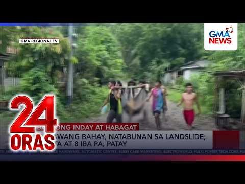 Typhoon Inday and enhanced 'habagat' rains trigger landslides | 24 Oras