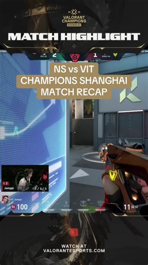 Two teams filled with trophy winners face off in a Playoff brawl 🥊. Can Team Vitality stave off the electric Nongshim RedForce? #VALORANT #VALORANTChampions #VCT #VALORANTesports #VALORANTClips