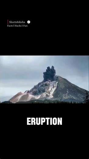 The mountain didn’t erupt… it EXPLODED sideways. 🌋💥 #shorts #history