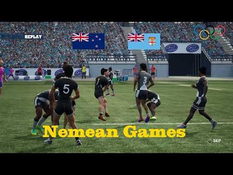 New Zealand 🇳🇿 vs Fiji 🇫🇯 Group A 🏉 Rugby 7s Women 🏉 Nemean Games