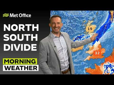 09/08/2026 - Incoming heatwave - Morning Weather Forecast UK - Met Office Weather